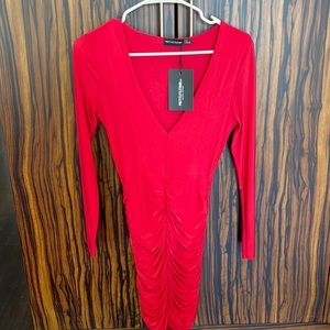 Pretty little thing red dress